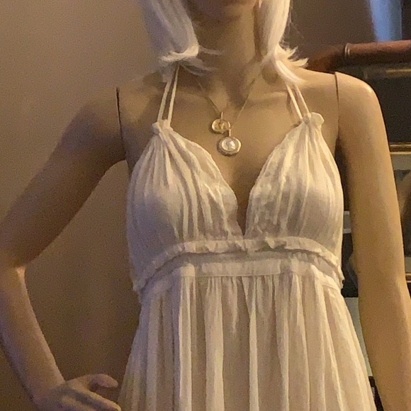 BOHEMIAN TIERED MINI DRESS - Picture 9 of 9